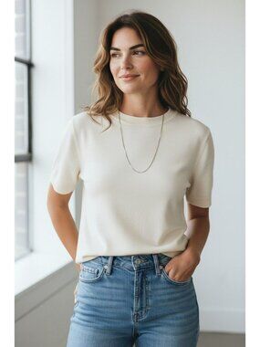 Sterling Silver 925 Italian Box Chain Necklace 23" Lobster Clasp